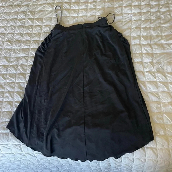 NBD black drape midi skirt - Picture 6 of 8